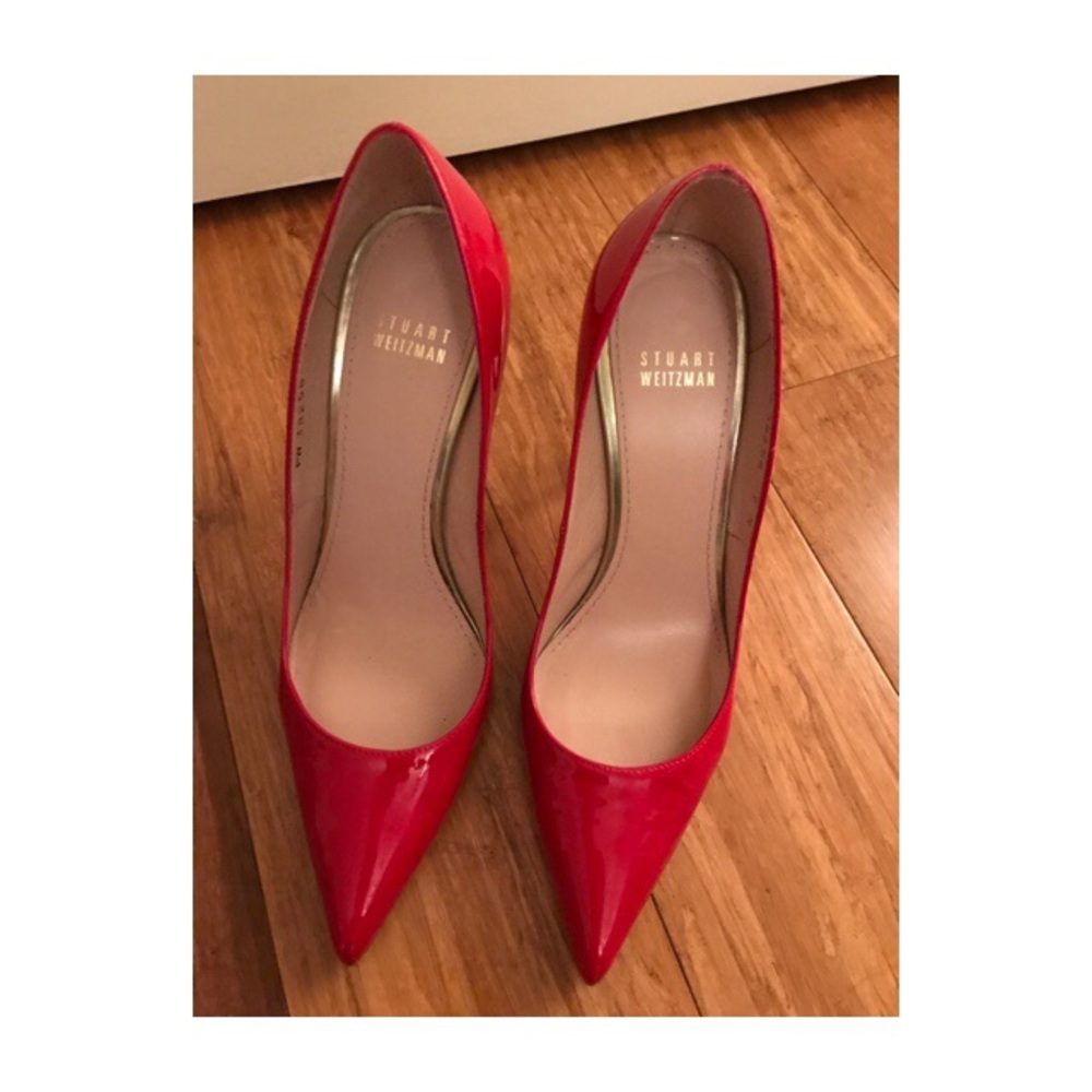 Red pump by Stuart Weitzman